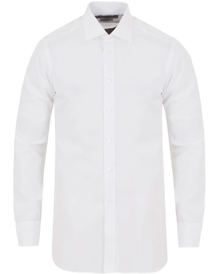 turnbull asser slim fit poplin shirt white På Salg Rabatt u6oep